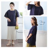 【ハッピーさらりん】スカラップレース 袖切替トップス 大きいサイズレディース | A Happy Marilyn | 詳細画像15 