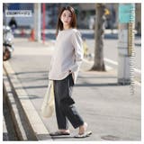 裾ラウンド 長袖 Tシャツ | A Happy Marilyn | 詳細画像17
