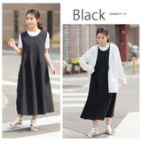 ベタ付き抑えてサラっと着られる！ タック入り ワンピース | A Happy Marilyn | 詳細画像14 