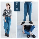 ベタ付き抑えてサラっと穿ける！ サルエルパンツ 大きいサイズ | A Happy Marilyn | 詳細画像12 