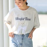 ねこプリント Tシャツ 大きいサイズ | A Happy Marilyn | 詳細画像10 