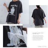 ねこプリント Tシャツ 大きいサイズ | A Happy Marilyn | 詳細画像13 