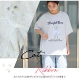 ねこプリント Tシャツ 大きいサイズ | A Happy Marilyn | 詳細画像3 
