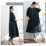 胸元レース切替 五分袖 ワンピース | A Happy Marilyn | 詳細画像7