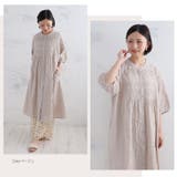 胸元レース切替 五分袖 ワンピース | A Happy Marilyn | 詳細画像9