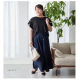 【Hinaさんコラボ】ウエストすっきり タック使い ワイドスカンツ | A Happy Marilyn | 詳細画像14 