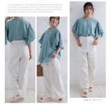 小花ちりばめ刺繍 カツラギ パンツ | A Happy Marilyn | 詳細画像10 