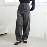 デニム/オーバーダイ(スミクロ) | 旬のバレルでトレンドスタイル バレルパンツ カーブパンツ | A Happy Marilyn