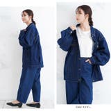 ゆるっとこなれる ビッグシルエット デニムジャケット | A Happy Marilyn | 詳細画像19 