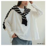 綿100Tシャツ 袖リブ ビッグ | A Happy Marilyn | 詳細画像13