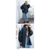 フランネルチェック ボリューム袖 シャツ | A Happy Marilyn | 詳細画像15