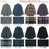 フランネルチェック サイドタックシャツ ブラウス | A Happy Marilyn | 詳細画像3 