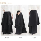 レイヤード ワイドパンツ 大きいサイズ | A Happy Marilyn | 詳細画像14 