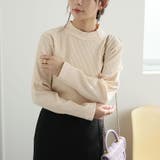 アイボリー | ハイネック リブ トップス | A Happy Marilyn