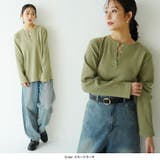 【ちょい温シリーズ】ヘンリーネック リブ トップス | A Happy Marilyn | 詳細画像20 