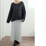 さらっと綿タッチ ゆる透かし ニットプルオーバー | A Happy Marilyn | 詳細画像7 