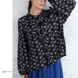 フロントフリルブラウス 花柄 チェック | A Happy Marilyn | 詳細画像13