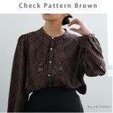 フロントフリルブラウス 花柄 チェック | A Happy Marilyn | 詳細画像14