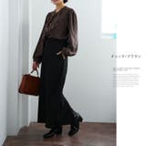 フロントフリルブラウス 花柄 チェック | A Happy Marilyn | 詳細画像15