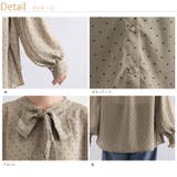 シフォン ドットフロッキー ブラウス | A Happy Marilyn | 詳細画像13