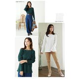 【ちょい温シリーズ】スクエアネック リブ トップス | A Happy Marilyn | 詳細画像19 