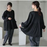 美人に体型カバー ラウンドネック リブ | A Happy Marilyn | 詳細画像17 