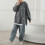 英字刺繍 プルオーバー スウェット | A Happy Marilyn | 詳細画像13