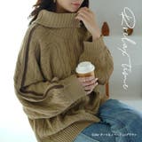 ネックが選べる！ 厚すぎないのが嬉しい ニットの我慢を解消！！袖ライン入り | A Happy Marilyn | 詳細画像16 