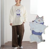 ネコ 裏起毛 プルオーバー | A Happy Marilyn | 詳細画像13