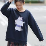 ネコ 裏起毛 プルオーバー | A Happy Marilyn | 詳細画像14