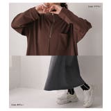 ハーフジップで小顔魅せ 蒸れない 裏毛 | A Happy Marilyn | 詳細画像19 