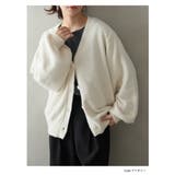 シルキーフェザー Vネック ニットカーディガン | A Happy Marilyn | 詳細画像18