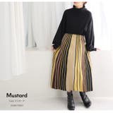 着やせて着映える! ストライプ ニットスカート | A Happy Marilyn | 詳細画像11 