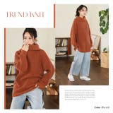 お腹すっぽりゆるっと隠すのが上級者 オフタートル ニット | A Happy Marilyn | 詳細画像16 