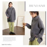 お腹すっぽりゆるっと隠すのが上級者 オフタートル ニット | A Happy Marilyn | 詳細画像19 