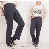 デニム調 前身中綿仕様 パンツ | A Happy Marilyn | 詳細画像10 