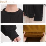 起毛 ワッフル モックネック | A Happy Marilyn | 詳細画像16 