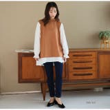 シャツレイヤード風 ケーブル ふくれ | A Happy Marilyn | 詳細画像13 