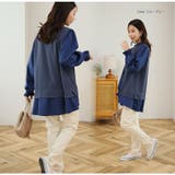 シャツレイヤード風 ケーブル ふくれ | A Happy Marilyn | 詳細画像17 