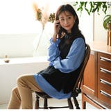 シャツレイヤード風 ケーブル ふくれ | A Happy Marilyn | 詳細画像4 