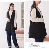 360ストレッチ ペプラム ジレ | A Happy Marilyn | 詳細画像13