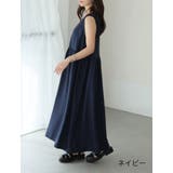麻調 ウエスト切り替え ワンピース | A Happy Marilyn | 詳細画像14