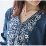 インド綿 レース×幾何学 刺繍プルオーバー | A Happy Marilyn | 詳細画像5