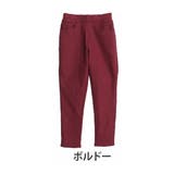 ボルドー | 裏起毛 ストレッチ ウエストゴム | A Happy Marilyn