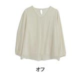 オフ | 裏地あったか タック入り ブラウス | A Happy Marilyn