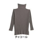 チャコール | しっかり!!もっちり!!リブ タートルネック プルオーバー | A Happy Marilyn