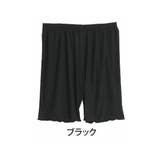 ショート丈/ブラック | 選べる丈 なめらかシルクタッチ ぺチパンツ | A Happy Marilyn