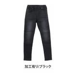 9分丈/加工有/ブラック | 裏起毛 魔法の美ラインストレッチ スキニーデニムパンツ | A Happy Marilyn