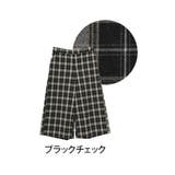 ブラックチェック | Rin ストレッチ ワイドパンツ | A Happy Marilyn