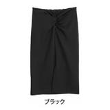 ブラック | ラファモプロデュース ウエストツイストデザイン タイトスカート | A Happy Marilyn